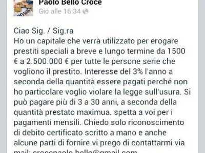 Facebook, annunci-truffa