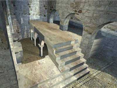 Rielaborazione in 3D della chiesa originaria di San Benedetto