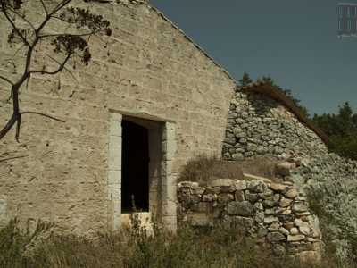 In questo "trionfo" della natura sbucano due insolite costruzioni. La prima � un antico jazzo ristrutturato, recinto per pecore tipico della Murgia e del Gargano...