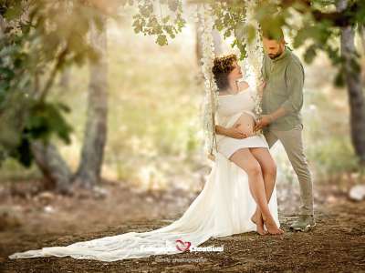 Importante � l'allestimento del set. C'� chi preferisce uno sfondo che richiama la natura...