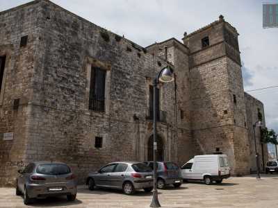 E anche Loseto ha un suo castello. Si trova in piazza Guido De Ruggiero, dove si staglia una possente costruzione di origine normanno-sveva a pianta pentagonale in pietra e tufo. La facciata � caratterizzata dal grande portone d�ingresso in legno e da un�alta torre...