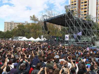 1 maggio 2014: il pubblico del concerto di Taranto