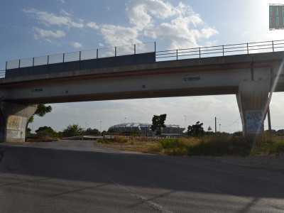 La fine di strada Torre Tresca, prima del ponticello che scavalca il canale Picone