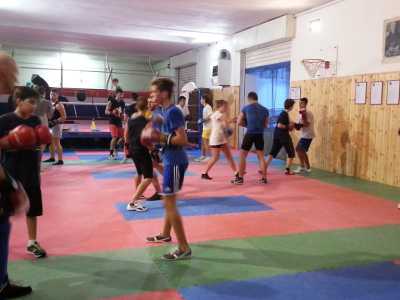 Allenamento nella Kankudai Boxe Bari