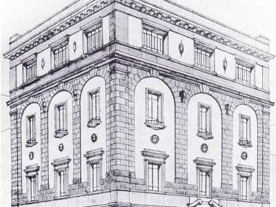 �Si tratta di un tipico elemento architettonico degli anni 30 � spiega il 34enne Simone De Bartolo, esperto di architettura fascista -.  Il progetto originario per� prevedeva arcate e decori in stile ottocentesco, ma fu poi realizzato secondo lo stile littorio�