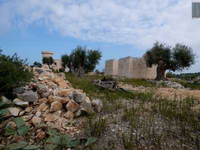 L�accesso � bloccato da un cancello in ferro, oltre il quale possiamo per� scorgere alcuni dettagli del castello di pietra...