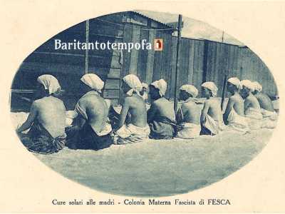 Quella di Fesca era nata originariamente come �Colonia Materna Fascista�, perch� dava alloggio contemporaneamente madri e figli