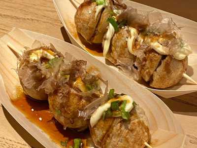 ...le takoyaki (polpette fritte)... 