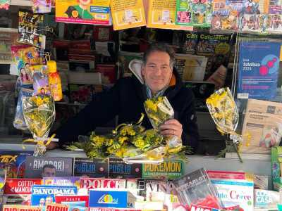 �Qui � conclude Ciro - celebriamo con le mimose la festa delle donne...