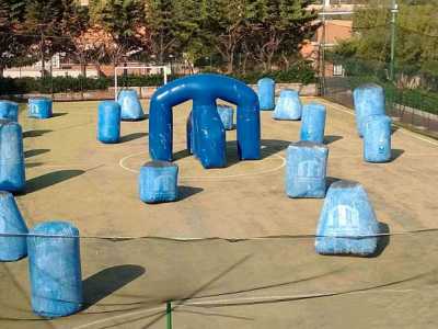 il campo da gioco del Paintball Bari