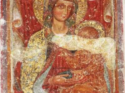 ......una Madonna con Bambino a Ceglie del Campo...(foto di Marcello Mignozzi)