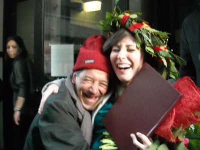 Una vera e propria tradizione: la foto con Pasquale il giorno della laurea