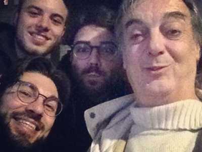 Durante le riprese con Gianni Ciardo