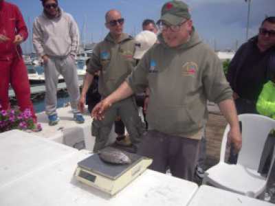 La pesatura del pescato