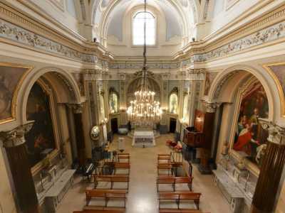 Veduta dal coro della chiesa settecentesca di San Michele 