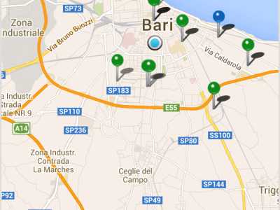 L'app Enel Drive che permette di monitorare le 25 stazioni elettriche presenti a Bari