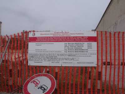 Cantiere fermo, prolungamento via Tenente de Liguori