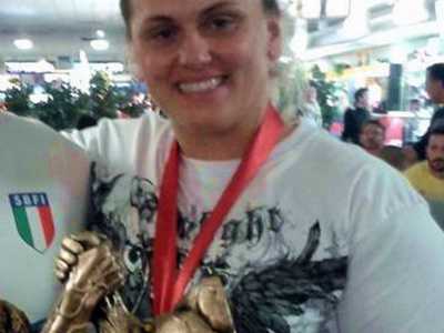 La campionessa nazionale Carmela D'Apice