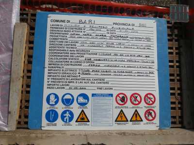 Il Cartello dei lavori. Committente, Maria Chiara Tatarano