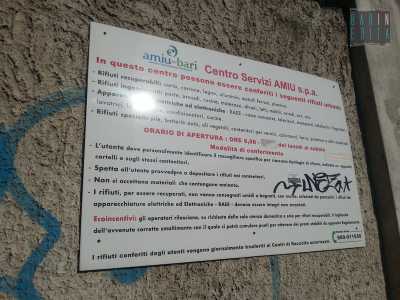 Orari e regolamento del centro di raccolta