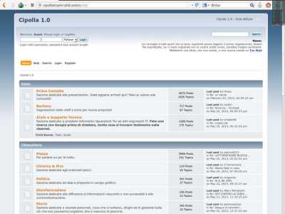 Il forum italiano Cipolla, c'� di tutto