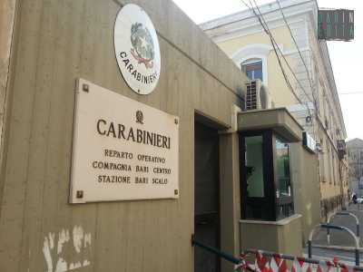 Il comando dei carabinieri, Compagnia Bari Centro in via Tanzi 