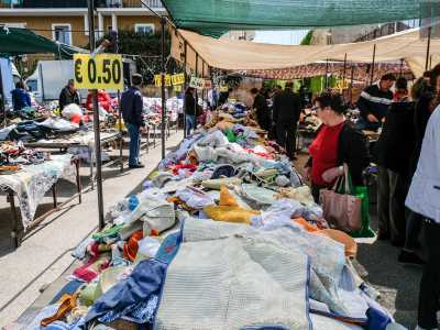 Mille colori, mille vestiti, mille forme e tipologie. I prezzi? Qualche euro e in alcuni casi anche meno: su dei cartelli campeggia infatti la scritta �50 centesimi�
