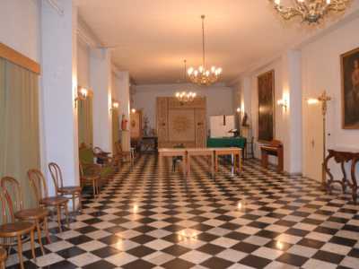 La sala delle prove dell'associazione 