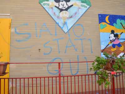 L'asilo Disneyland devastato