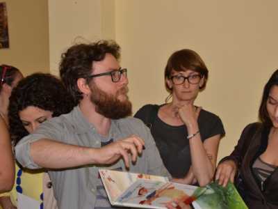 l'illustratore Massimiliano Di Lauro al workshop