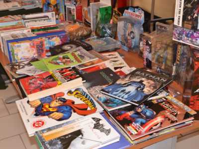 Fumetti in esposizione al festival