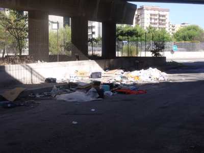 La discarica non autorizzata di via Caldarola