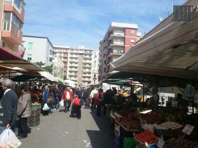 Japigia, il mercato all'aperto di via Pitagora