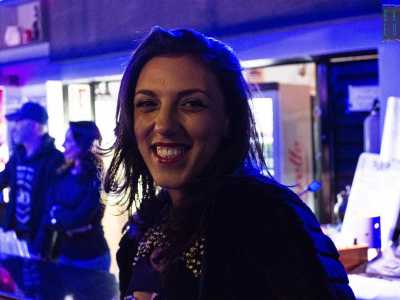 Migena Mecja, 22enne accorsa qui per l'occasione da Rutigliano 