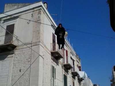 La Quarantana in via Santini angolo Via Mario Pagano a Ruvo di Puglia