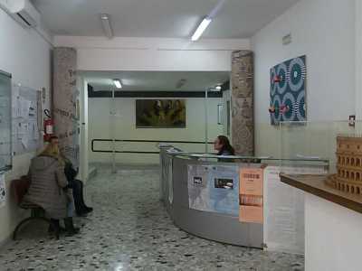 L'atrio dell'Accademia di belle arti di Bari