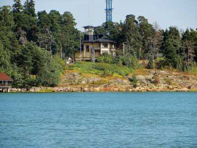 Seurasaari, panoramica della riva opposta dell'isola