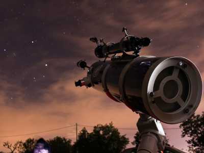 Uno dei telescopi dell'Osservatorio