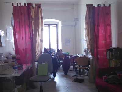 L'interno dell'aula studio 