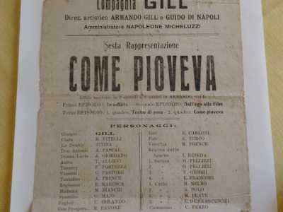 Uno manifesto del Giardino Modernissimo affisso nel 1924