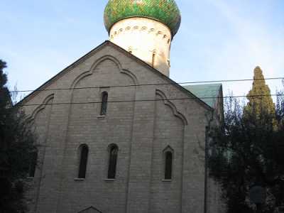 La Chiesa Russa situata in Corso Benedetto Croce