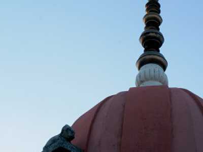 Particolare della cupola dell'altare di Shiva.