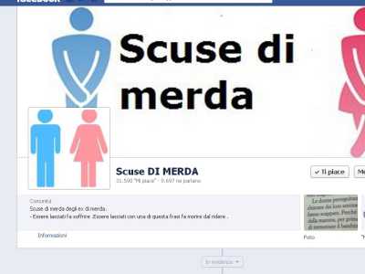 Le pagine "merda" di facebook