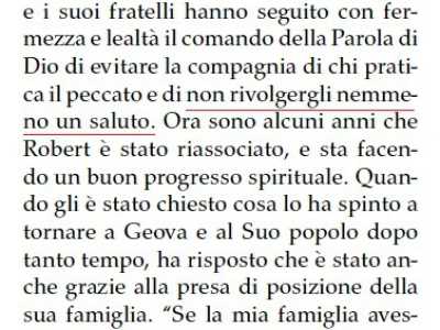 Come i Testimoni insegnano a praticare l'ostracismo