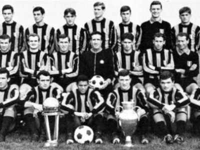 L'Inter di Herrera, vincitrice nel 1964 e nel 1965