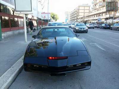 La Kitt di Pierfrancesco con lo scanner in funzione 