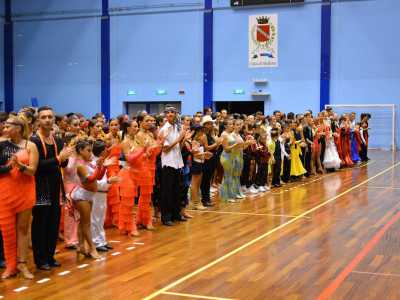 La premiazione durante il primo Gal� Campioni della Puglia, tenutosi a Molfetta sabato 6 settembre