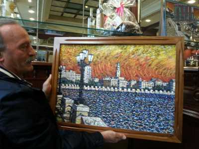 Il quadro che fa da copertina alla mostra
