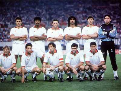 Il Milan di Gullit e Van Basten: vincitore nel 1989 e 1990