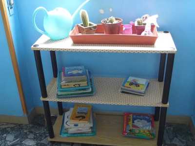 L'angolo delle piante della sezione montessoriana della scuola dell'Infanza dell'istituto comprensivo Mazzini-Modugno di Bari